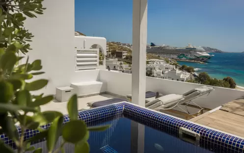 Grace Mykonos Deluxe Room with Plunge pool terrace (3)